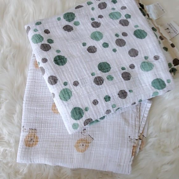lion muslin blanket